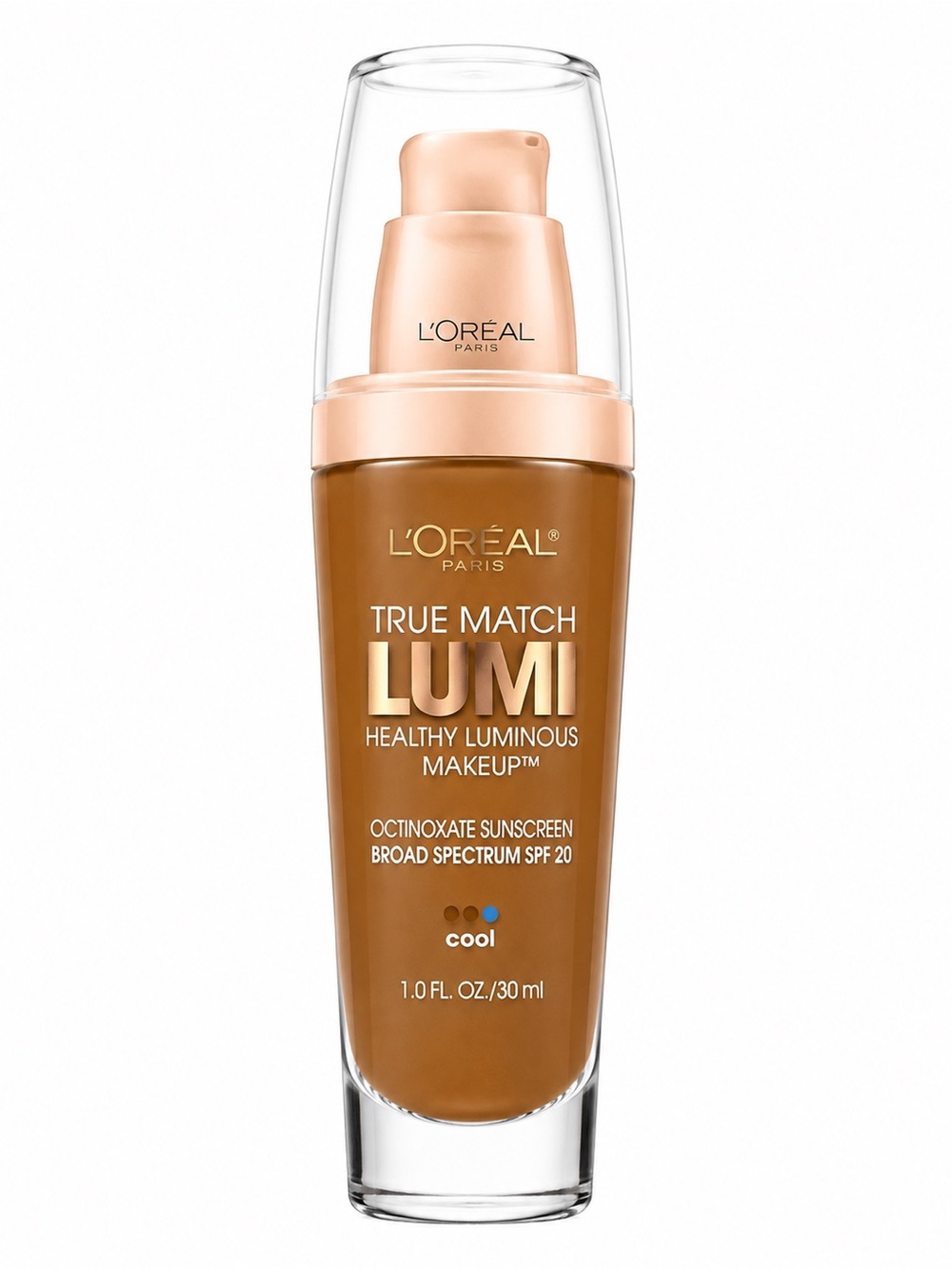 True Match L’oréal Lumi Healthy Luminous Makeup - Nut Brown Cocoa C7-8 Cool